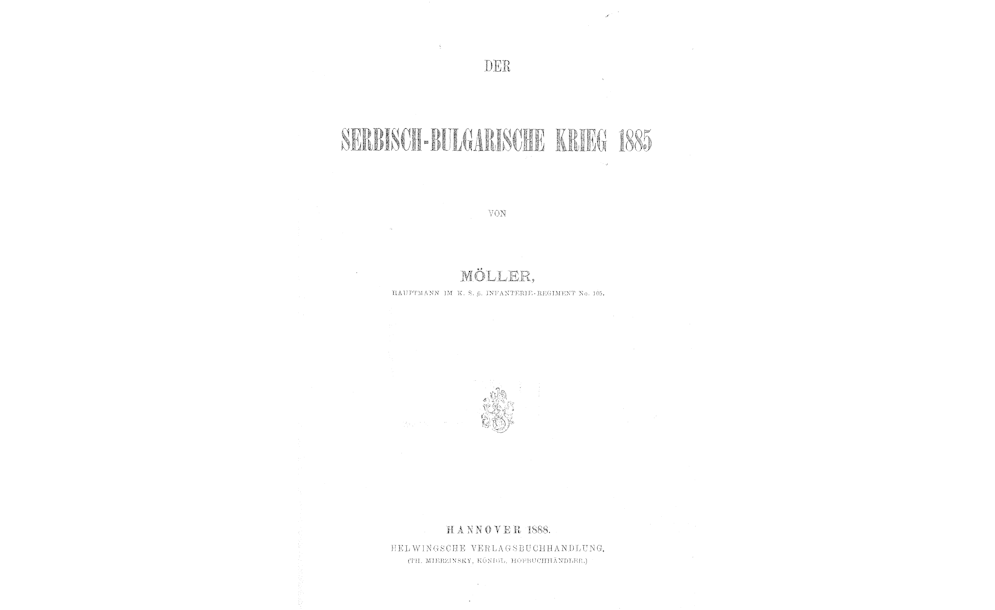 Der Serbisch-Bulgarische Krieg 1885
