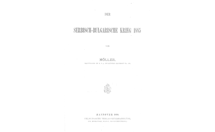 Der Serbisch-Bulgarische Krieg 1885