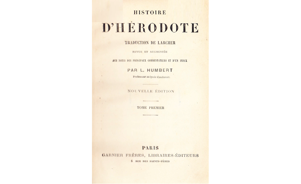 Histoire d`Herodote : T.1 - 2