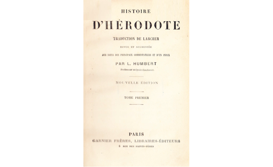Histoire d`Herodote : T.1 - 2