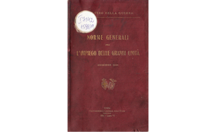 NORME generali per i`impiega delle grandi unita